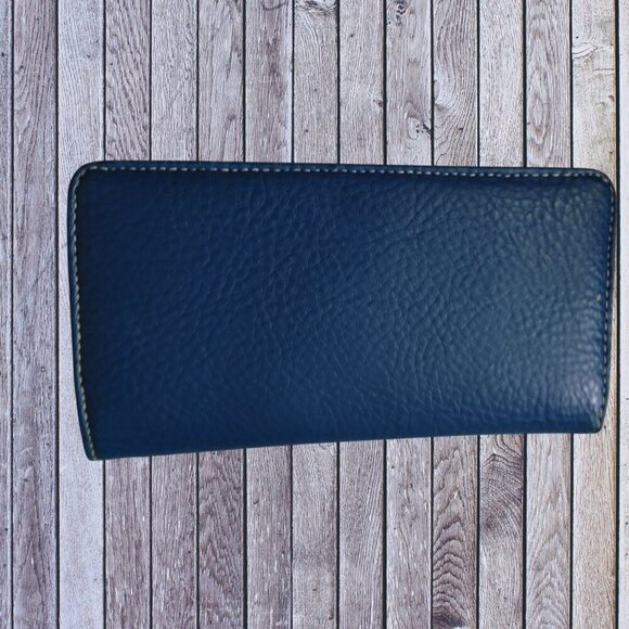 Women's Blue Hearts Love Colorful Bifold Wallet Credit Card - Picture 6 of 6